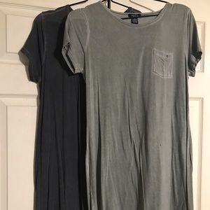 TWO T-shirt dresses!